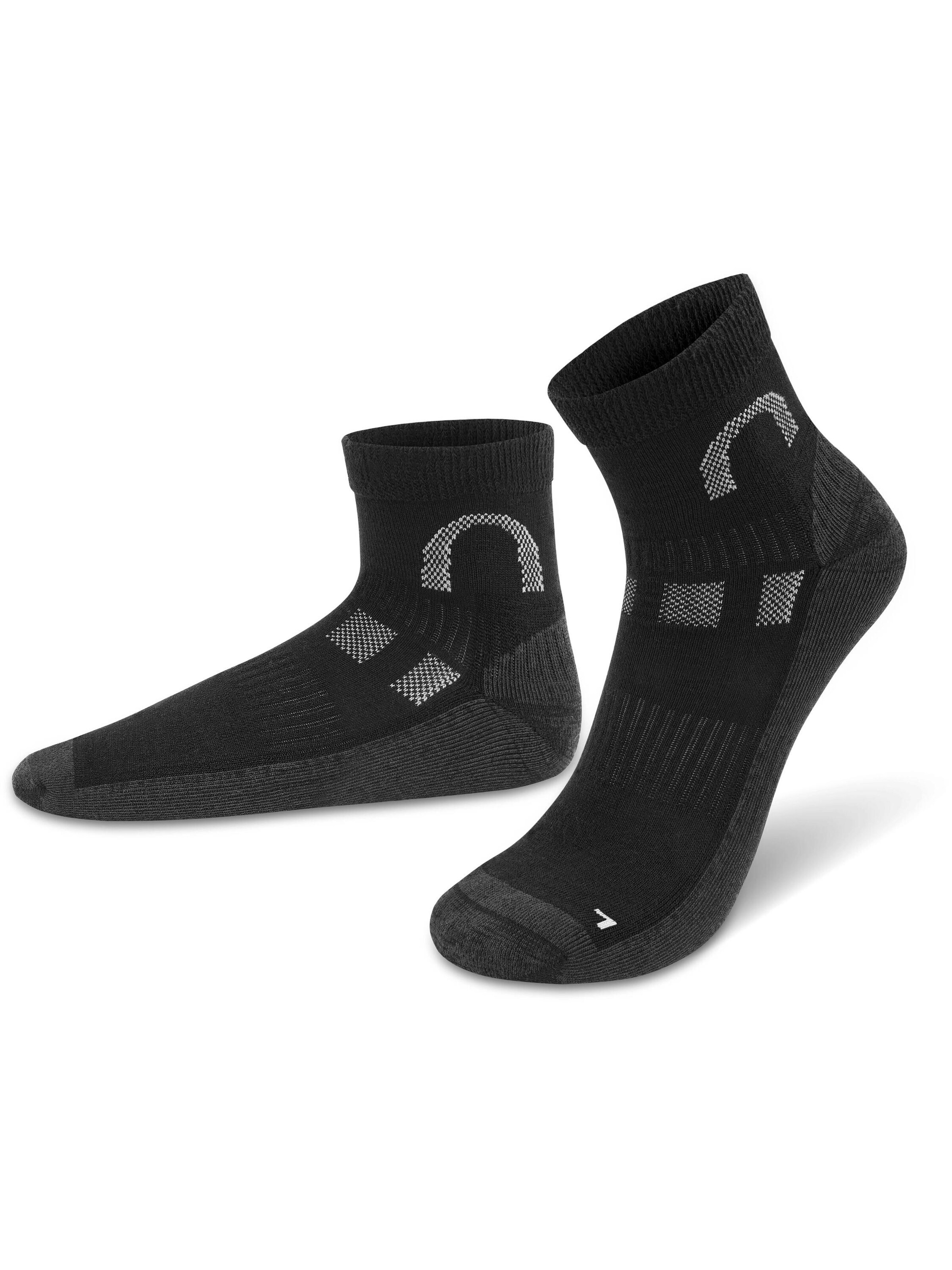 normani Sportsocken 'Lismore' in Schwarz: Vorderseite