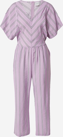 ICHI Jumpsuit 'IHELDA' in Purple: front