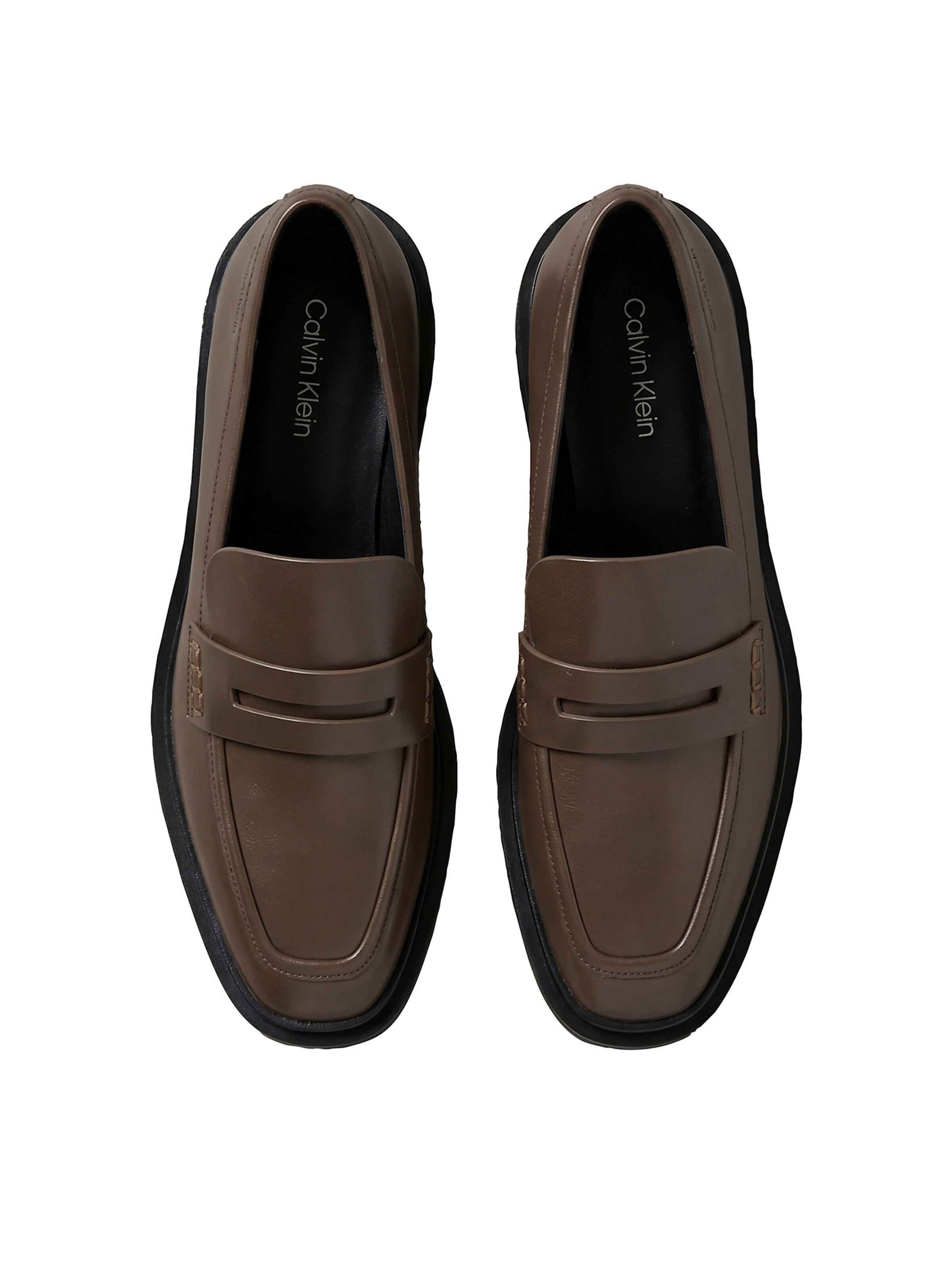 Calvin Klein Regular Instappers in Bruin