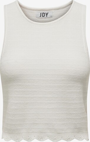 JDY Knitted top 'FLORA' in White: front