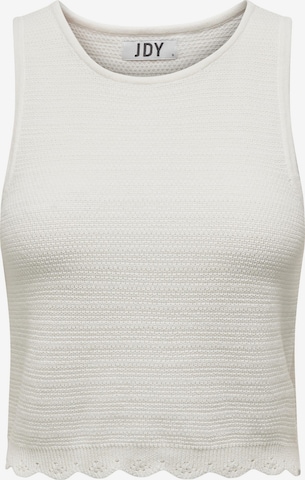 JDY Knitted top 'FLORA' in White: front