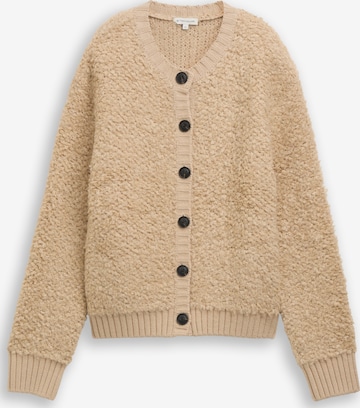 TOM TAILOR Kofta i beige: framsida