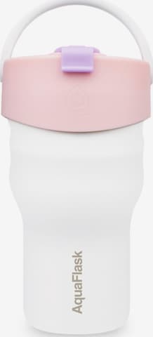 AquaFlask Láhev na vodu 'AquaFlask Termoláhev TUMBLER 591 ml' – bílá: přední strana