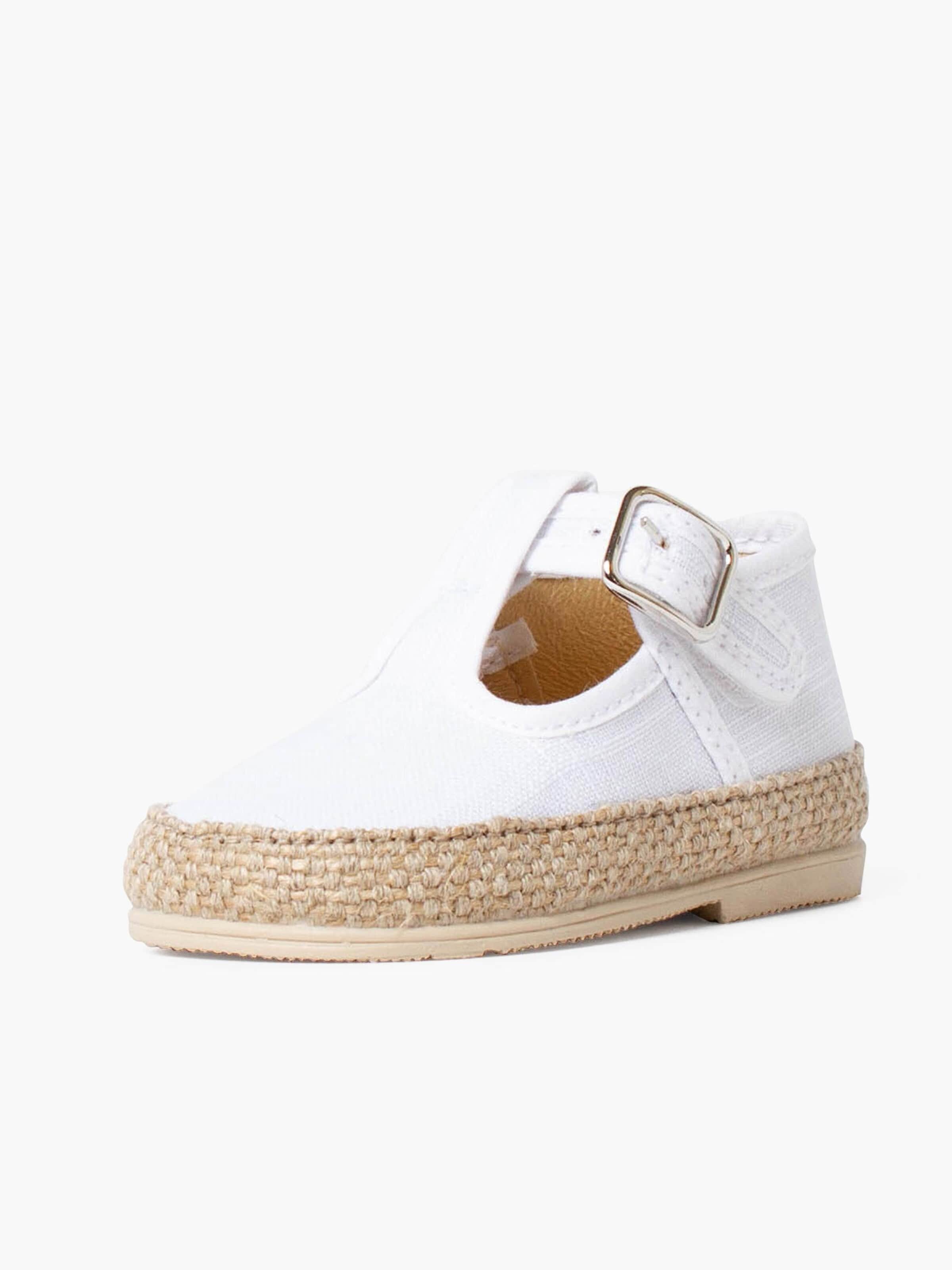 Pisamonas - Zapatos primeros pasos en blanco