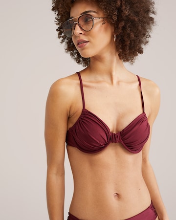 WE Fashion T-shirt Horní díl plavek – červená