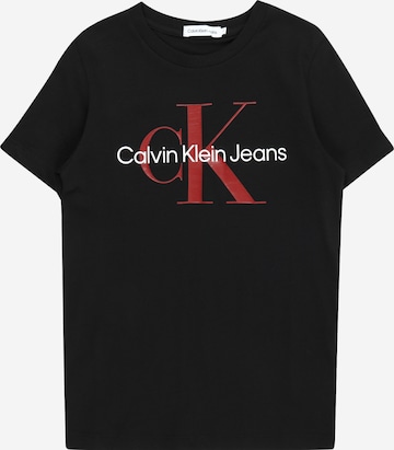 Calvin Klein Jeans Μπλουζάκι σε μαύρο: μπροστά