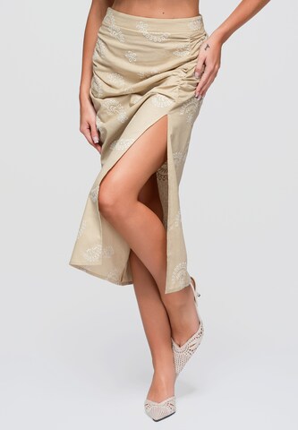 Jupe Ombre en beige