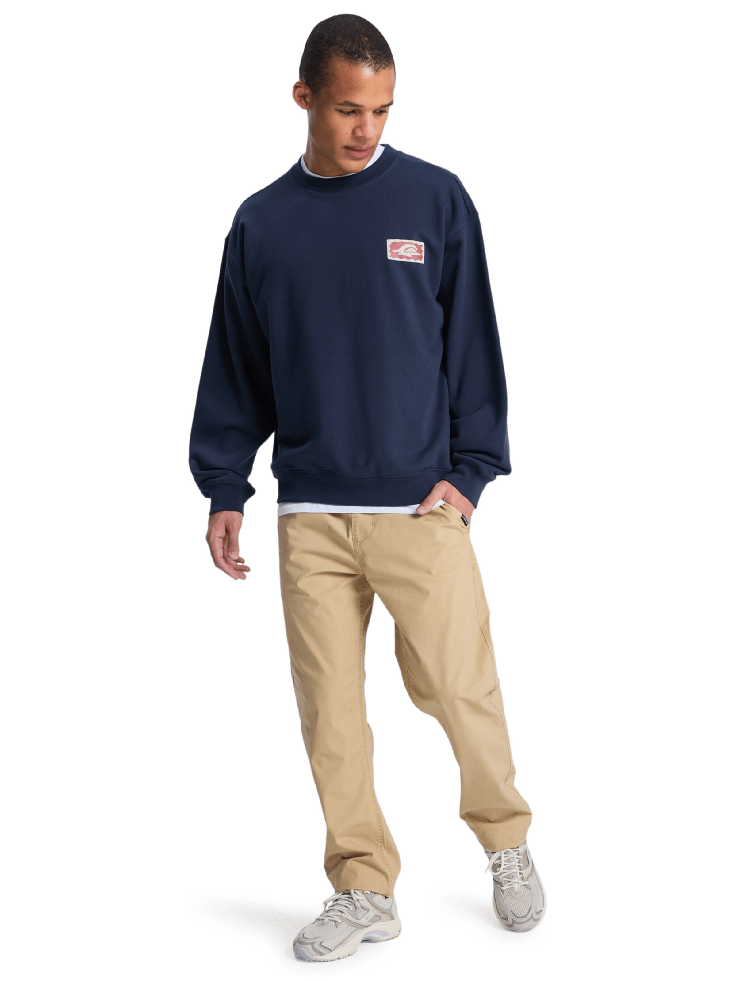 QUIKSILVER Athletic Sweatshirt 'Elevated' in Blue