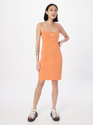Calvin Klein Jeans Letné šaty - oranžová: predná strana