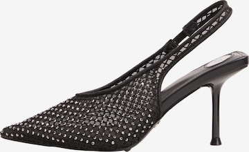 Lipsy - Zapatos destalonado en negro: frente
