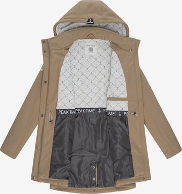 Manteau fonctionnel Peak Time en beige