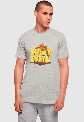 ABSOLUTE CULT Shirt 'Tom and Jerry - Don't Even' in Grijs: voorkant