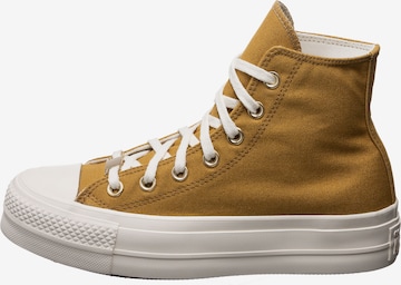 CONVERSE Trampki wysokie 'Chuck Taylor All Star' w kolorze żółty