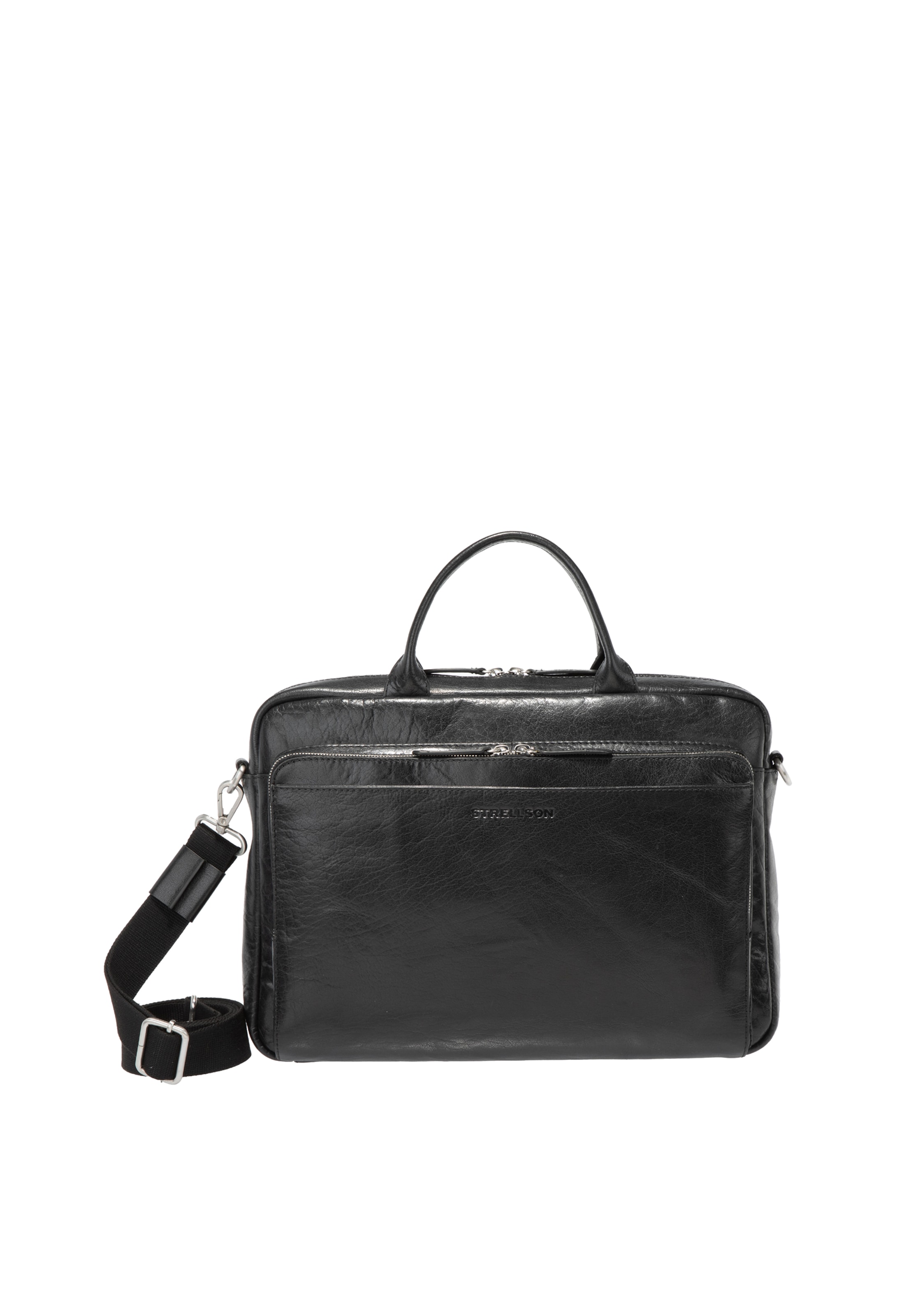 Borsa portadocumenti 'Kenley Charles' di STRELLSON in nero: frontale