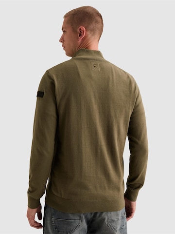 PME Legend Pullover 'Pullover in 100% cotton with half-zip' i grøn