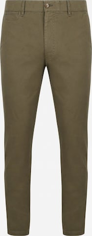Suitable Chino 'Plato' in Groen: voorkant