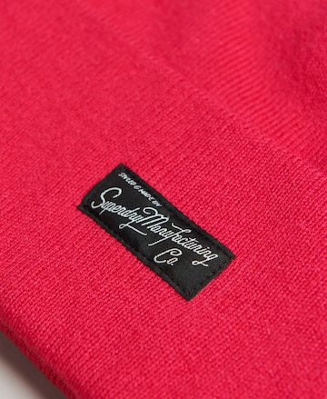 Bonnet Superdry en rouge