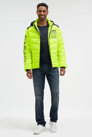 CAMP DAVID Winter Jacket in Yellow: front