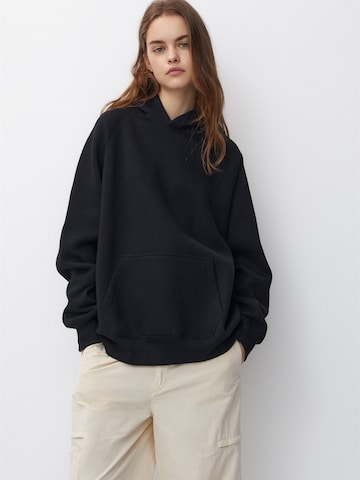 Sweat-shirt Pull&Bear en noir : devant