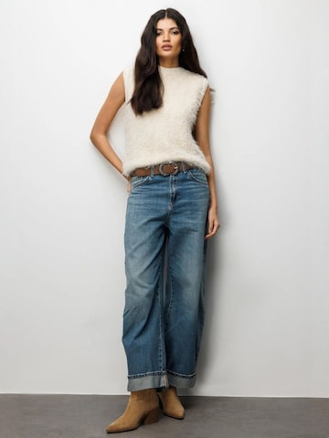 Gilet in maglia 'Pullunder' di MixRay in beige