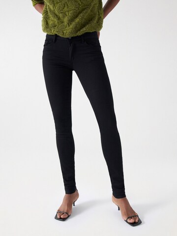 Salsa Jeans Skinny Τζιν 'Wonder' σε μαύρο: μπροστά