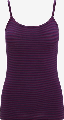 ICEBREAKER - Top desportivo 'Siren' em roxo: frente