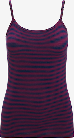 ICEBREAKER - Top desportivo 'Siren' em roxo: frente