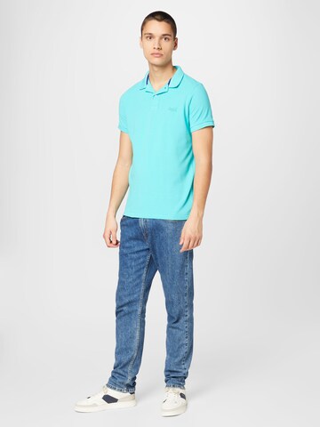 Superdry Poloshirt in Blau