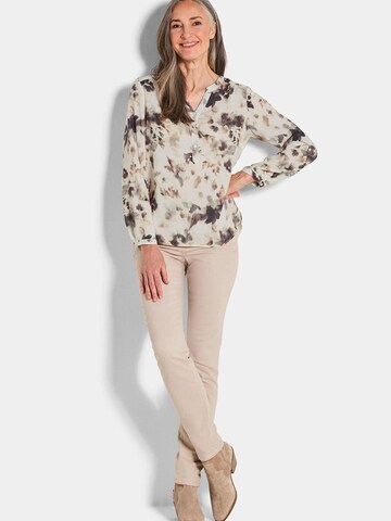 Goldner Bluse in Beige