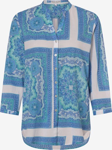 Marie Lund Blouse in Blauw: voorkant