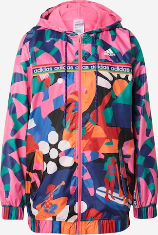 ADIDAS PERFORMANCE Athletic Jacket in Mixed colors: front