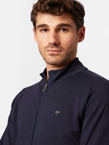 FYNCH-HATTON Zip-Up Hoodie in Blue