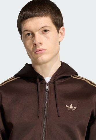 Veste de survêtement 'Adicolor' ADIDAS ORIGINALS en marron