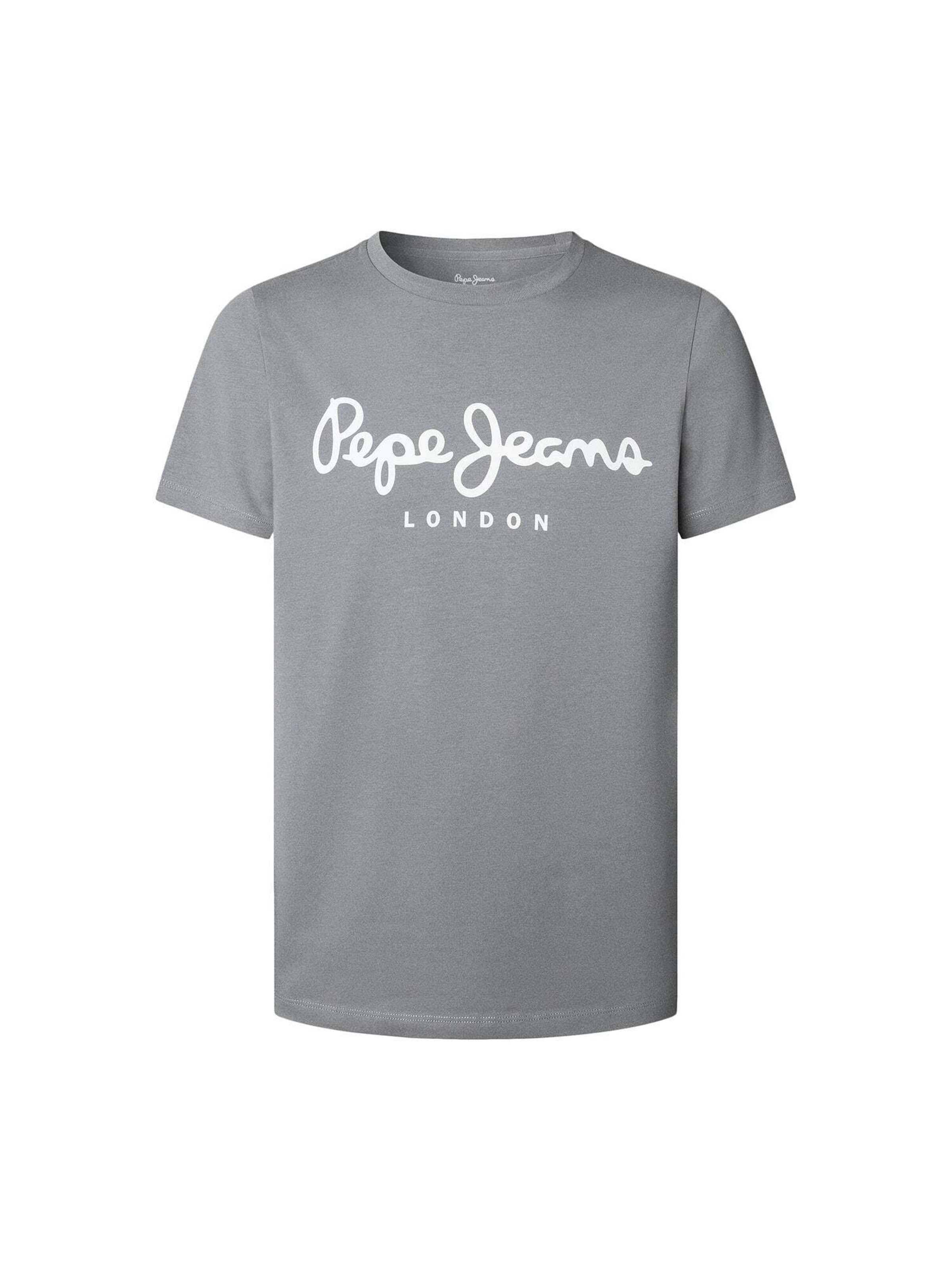 Pepe Jeans Shirt in Grijs: voorkant