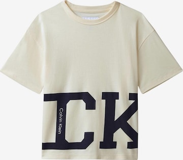 Calvin Klein Kids Shirt in White: front