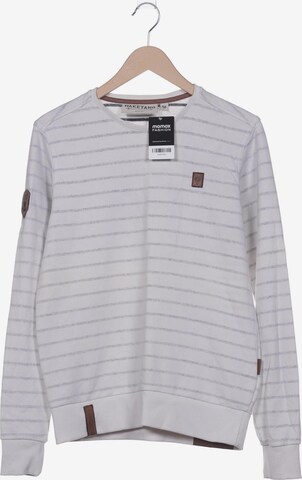 naketano Sweatshirt & Zip-Up Hoodie in M in White: front