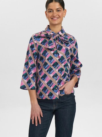 NÜMPH Shirt 'NUTARTY' in Blau: Vorderseite