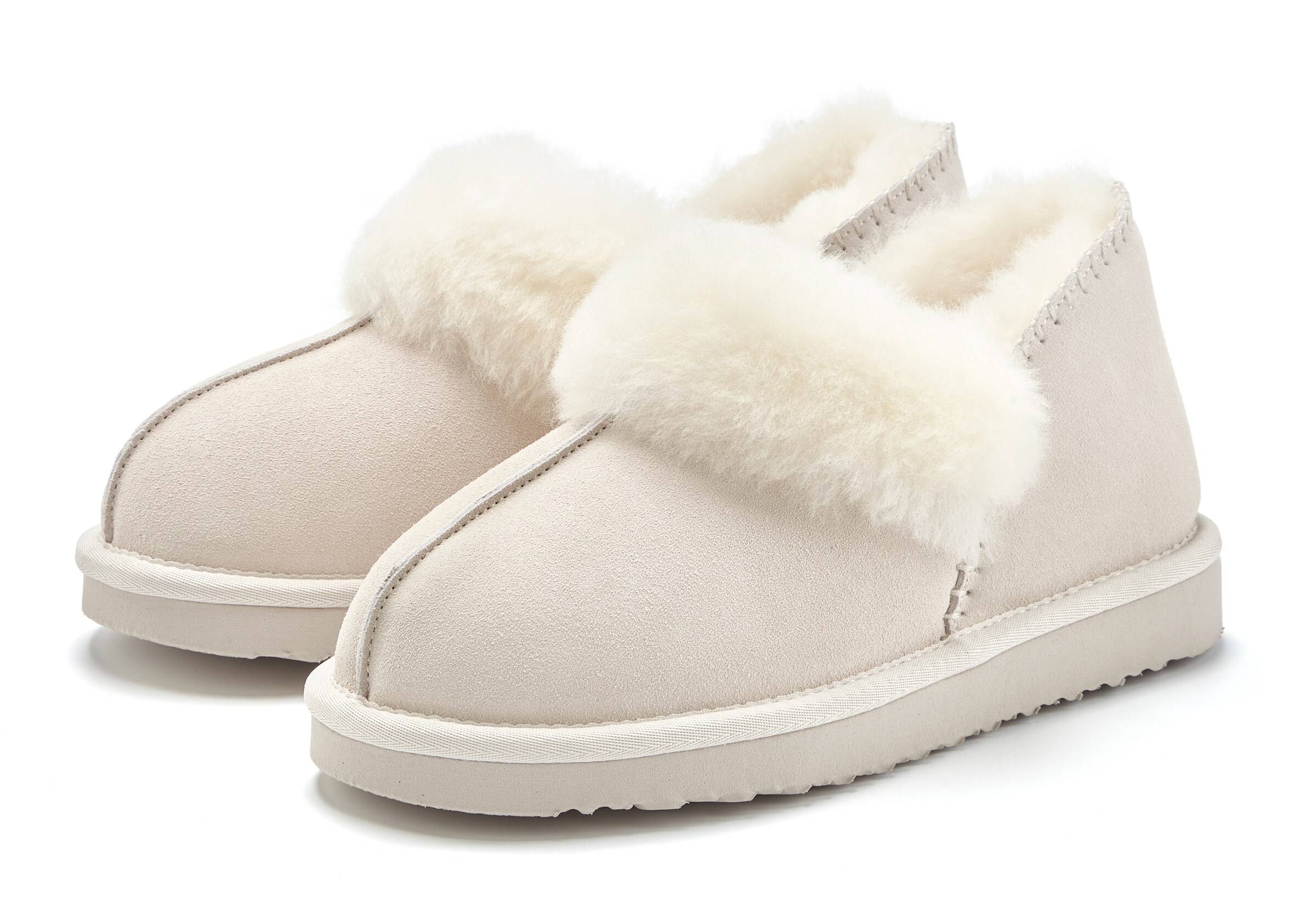 VIVANCE Hausschuh in Beige: Vorderseite