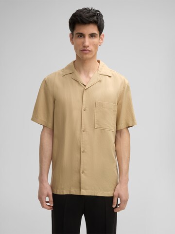Fit confort Chemise 'Cisco' STRELLSON en beige : devant