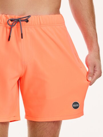 Shiwi Badeshorts 'MIKE' in Orange