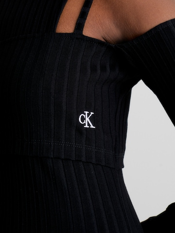 Calvin Klein Jeans Šaty – černá
