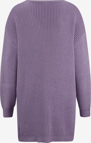 MIAMODA Sweater in Purple