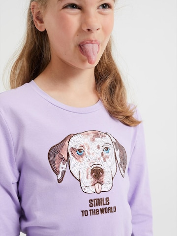 T-Shirt WE Fashion en violet