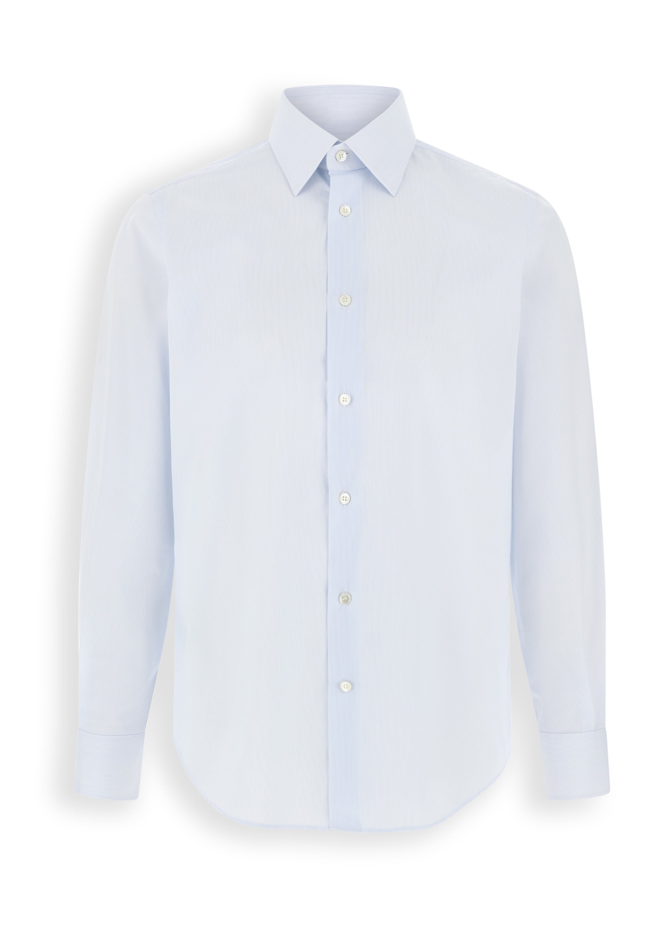 Coupe slim Chemise business Boggi Milano en bleu : devant