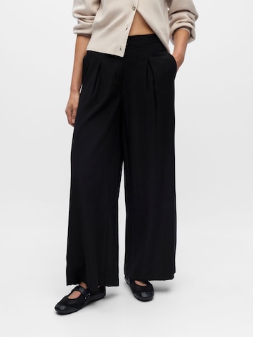 Wide Leg Pantalon à pince 'YUI' OBJECT en noir