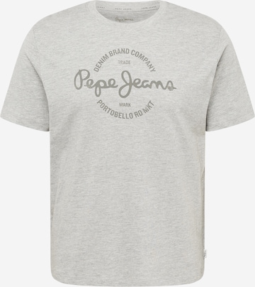 Pepe Jeans - Camiseta 'CRAIGTON' en gris: frente