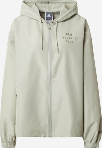 new balance Between-Season Jacket 'Iconic Collegiate' in Green: front