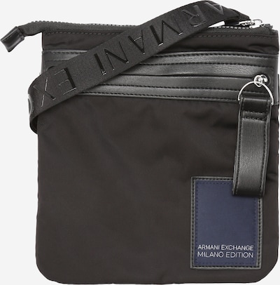 ARMANI EXCHANGE Чанта за през рамо тип преметка в синьо / черно, Преглед на продукта