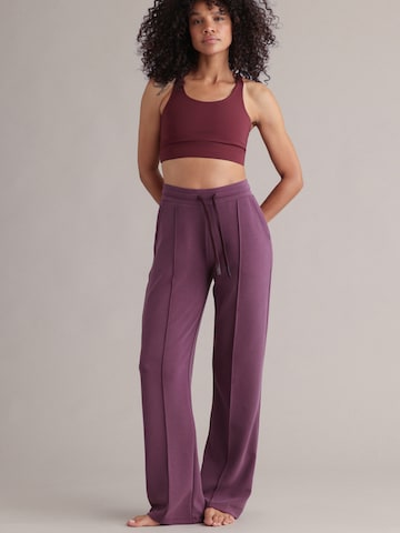 Wide Leg Pantalon de sport 'Lux' Hey Honey en violet
