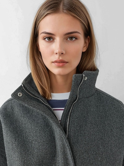 Hiccup Veste mi-saison en XS en gris foncé, Vue avec produit